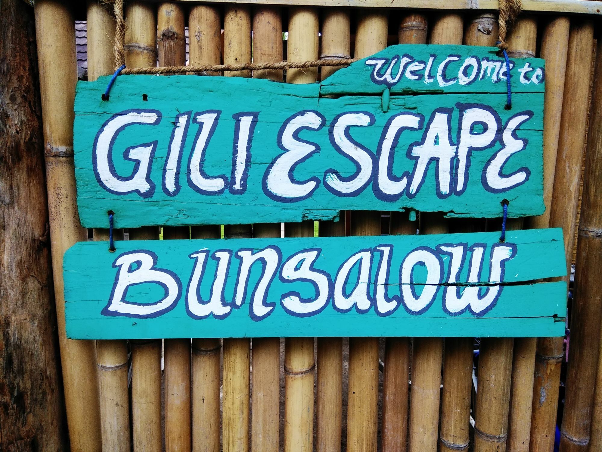 Gili Escape Bungalows Гілі-Траванган Екстер'єр фото