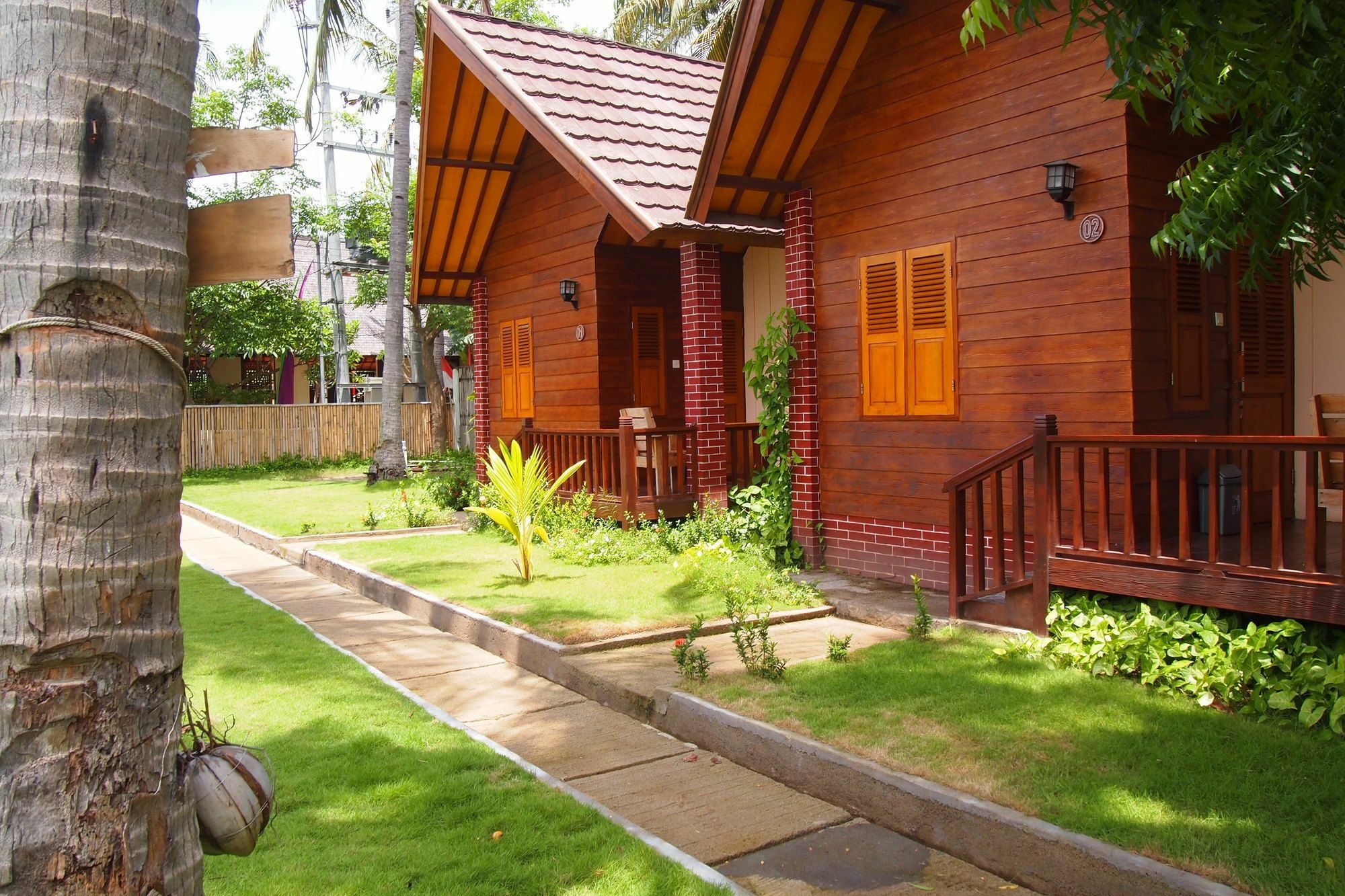 Gili Escape Bungalows Гілі-Траванган Екстер'єр фото